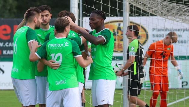 Im Cup schied Hallein aus, in der Liga revanchierte man sich dafür