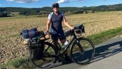 Anika Bruckner radelt mit dem Fahrrad rund 3000 Kilometer bis zum Jakobsweg – jeder Pedaltritt ...