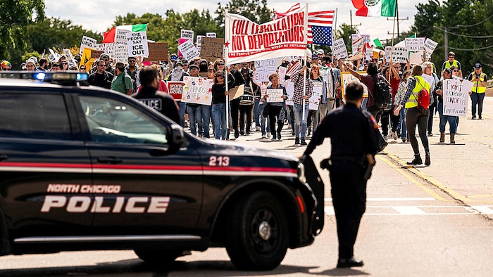 Aufruhr in Chicago gegen die Pläne Trumps