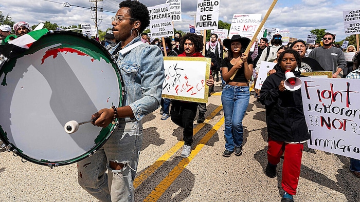 Aufruhr in Chicago gegen die Pläne Trumps