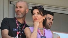 Zinedine Zidane, hier mit seiner Frau Veronique im Mai beim Formel-1-Grand-Prix in Monaco – ist ...