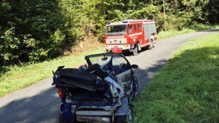 35 Feuerwehrleute waren an dem Einsatz beteiligt.