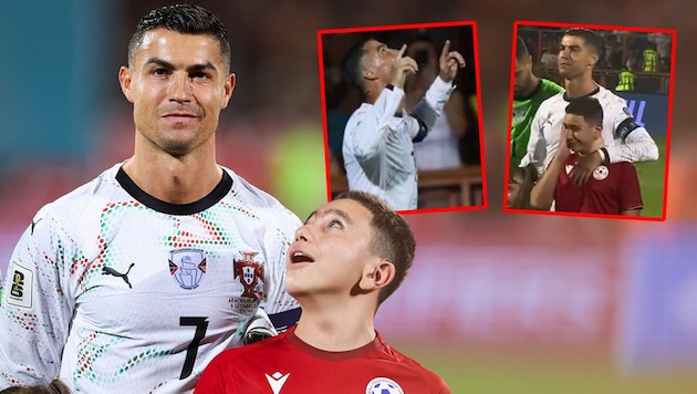 Cristiano Ronaldo stand am Samstag gleich mehrfach im Mittelpunkt.
