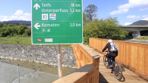 Jedes Jahr werden Lücken im Tiroler Radwegenetz geschlossen.