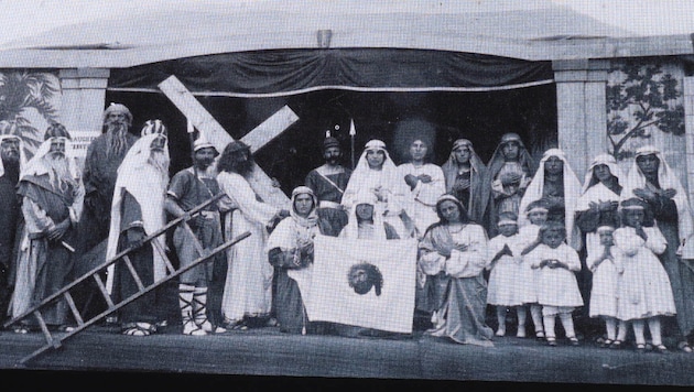 Die Passionsspiele haben lange Tradition in St. Margarethen. Noch heute nehmen ganze Familien ...