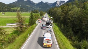 Die Unfallstelle an der L200. 