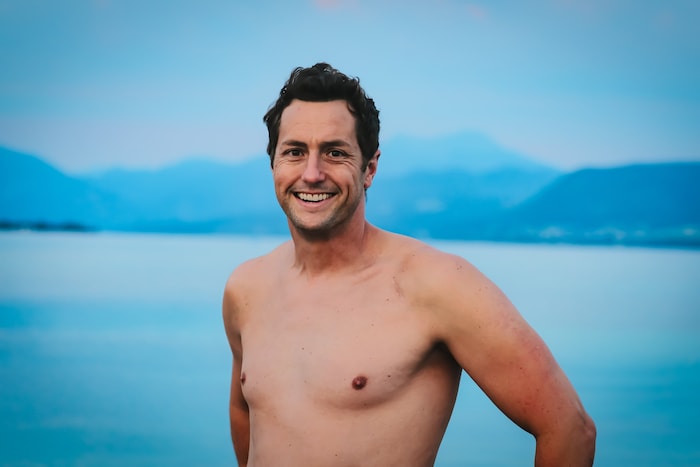 Bernhard Hengl schwimmt für den guten Zweck.
