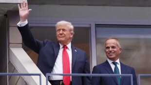 Donald Trump gab sich die Ehre.