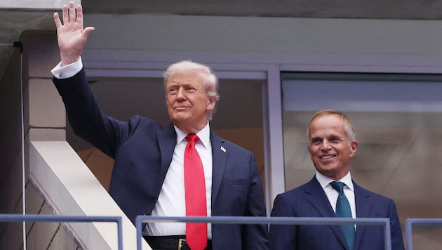 Donald Trump gab sich die Ehre.