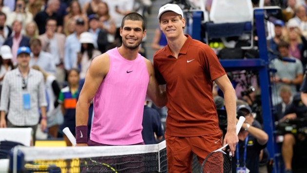 Carlos Alcaraz und Jannik Sinner.