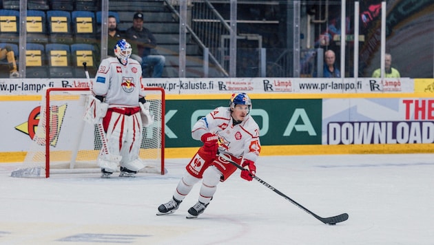 Der kanadische Neuzugang Travis St. Denis hat sich bei den Eisbullen bereits gut eingelebt.