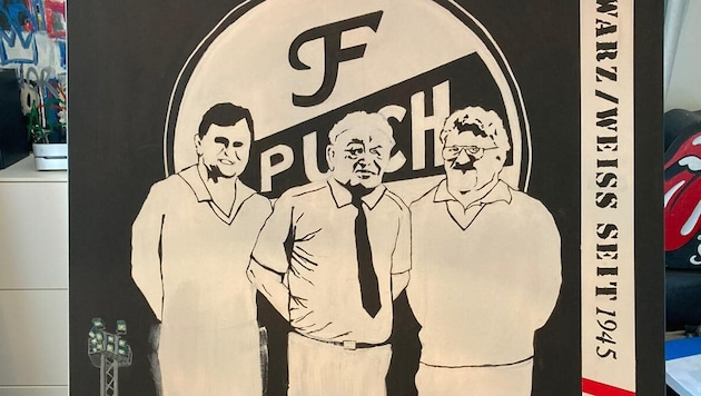 Drei Obmänner in 76 Jahren: Richard Müller, Oskar und Peter Weidisch (v. li.)