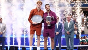 US-Open-Finalist Jannik Sinner (li.) kommt nach Wien