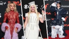 Von glamourösen Kleidern bis hin zu ausgefallenen Kostümen war bei den VMAs heuer wieder alles ...