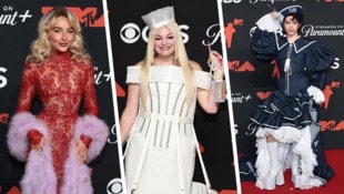Von glamourösen Kleidern bis hin zu ausgefallenen Kostümen war bei den VMAs heuer wieder alles ...