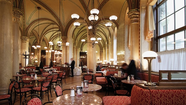 Das Cafe Central zählt zu den bekanntesten Wiener Kaffeehäusern.