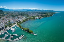 Der Bodensee ist durch den Klimawandel unter Druck:  „Wir sehen, dass an vielen Stellen im See ...