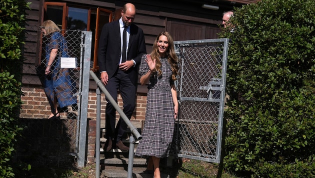 Prinzessin Kate und Prinz William verlassen das Women’s Institute in Sunningdale