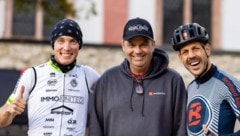 Neben Bernhard Kohl (re.) freut sich auch Lukas Kaufmann auf seinen Start beim Girdo d‘ Monte. 