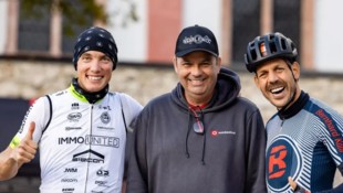 Neben Bernhard Kohl (re.) freut sich auch Lukas Kaufmann auf seinen Start beim Girdo d‘ Monte. 