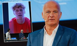 Turnierdirektor Herwik Straka freut sich über Jannik Sinner bei den Erste Bank Open 2025 in ...