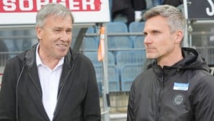 Sturm-Präsident Jauk und Sportdirektor Parensen