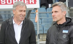 Sturm-Präsident Jauk und Sportdirektor Parensen