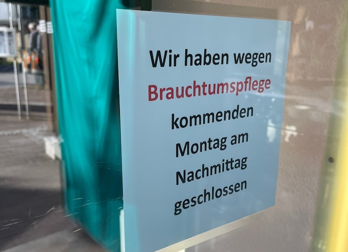 Viele Geschäfte haben am Montagnachmittag geschlossen