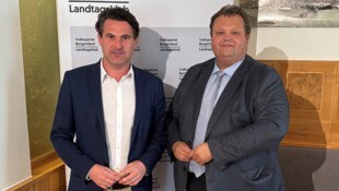 ÖVP-Landesobmann Christoph Zarits und Klubchef Bernd Strobl.
