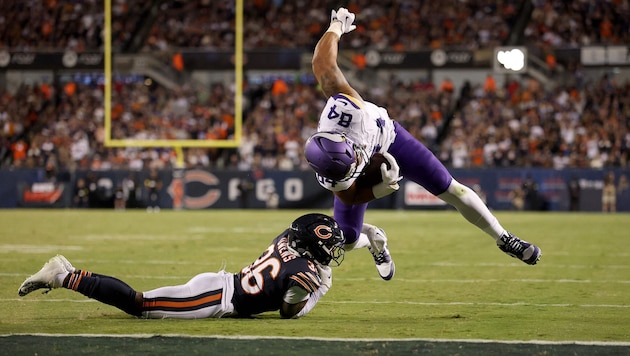 DIe Vikings konnten sich in Chicago durchsetzen.