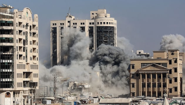Die angegriffenen Gebäude sollen von der Terrororganisation Hamas genutzt worden sein.