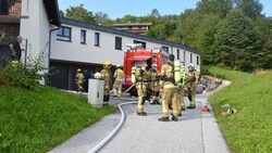 Der Löschzug Bad Dürrnberg war schnell zur Stelle.