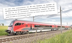 Die neuen, schnellen Railjet Xpress-Züge können aus Effizienzgründen nicht mehr in Wiener ...