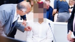 Der Vater zu Prozessbeginn.