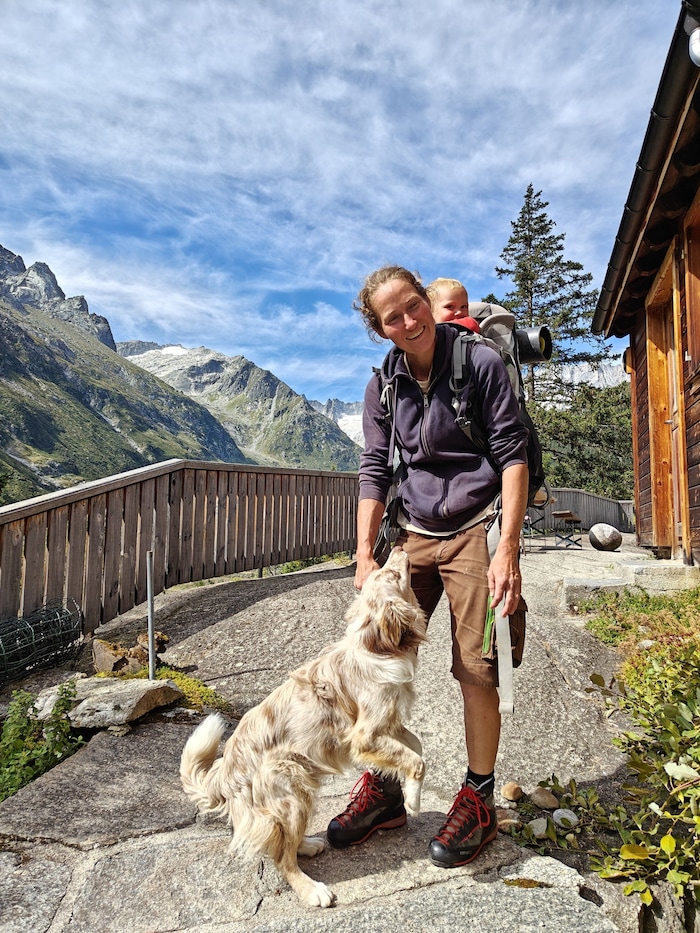 Lydia Näf lebt mit ihrer Familie in den Bergen.