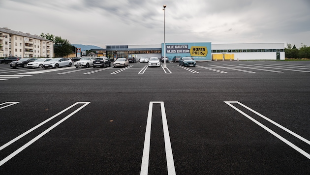 Dieser Parkplatz wurde von den Teilnehmern der Aktion zum „Betonschatz“ Kärntens gewählt.