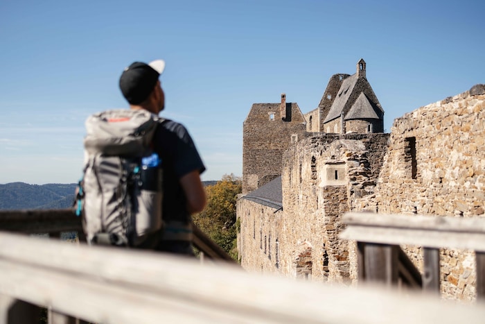 Wunderschöne Ausblicke auf der Burgruine Aggstein