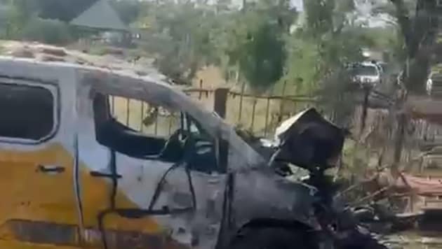 In sozialen Medien wurden Aufnahmen des getroffenen Ortes geteilt.