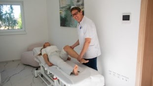 Martin und Agnes Kaipel im neuen Zentrum: Seit Ende Juli läuft der Betrieb, am Donnerstag wird ...