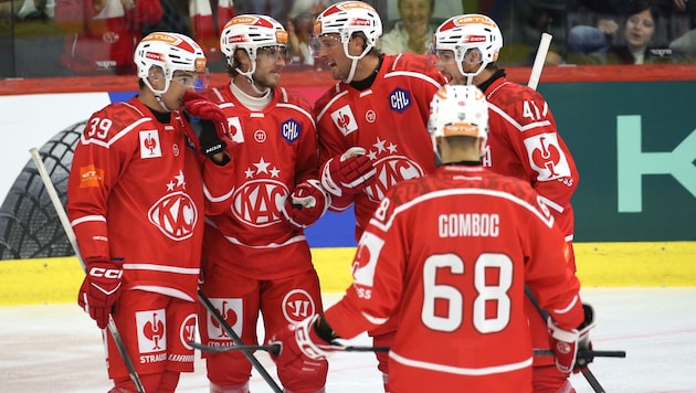 KAC ist heuer schon gut drauf, konnte auch in der CHL überzeugen.