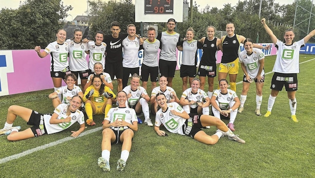 Sturms Damen jubeln über einen starken Saisonstart – Donnerstag wollen sie gegen Ajax ...