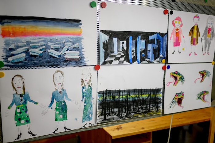 Figurinen und Aquarelle zur neuen „Zauberflöte“ in der Volksoper Wien.