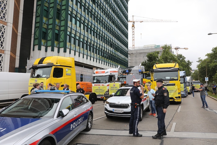 So ging der Protest in Wien über die Bühne.