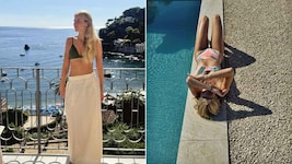 Anna Gasser genießt noch einmal den Sommer.