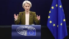 „Europa kämpft“: Mit diesen Worten hat EU-Kommissionspräsidentin Ursula von der Leyen am ...