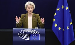 „Europa kämpft“: Mit diesen Worten hat EU-Kommissionspräsidentin Ursula von der Leyen am ...