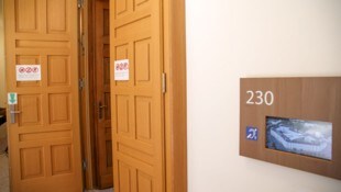 Strafprozess im Saal 230 des Salzburger Landesgerichtes.