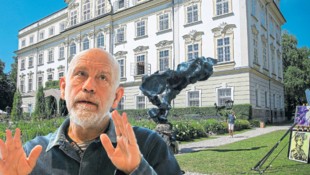 Vielleicht trägt die Kulisse in Leopoldskron ja zur Ablenkung bei: Erst vor wenigen Tagen ...