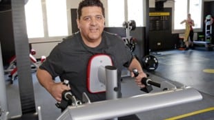 Normalerweise trainiert Tony Wegas mehrmals in der Woche, versucht sich fit zu halten. Das ist ...