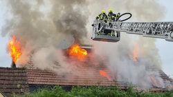 Das Haus stand nach kurzer Zeit in Vollbrand.